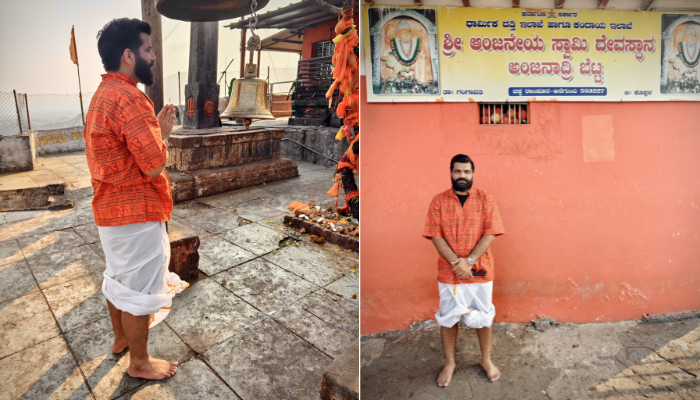 Youtuber Gaurav Chaudhary aka Technical Guruji visits Karnataka Anjanadri hills shares journey on social media vkp