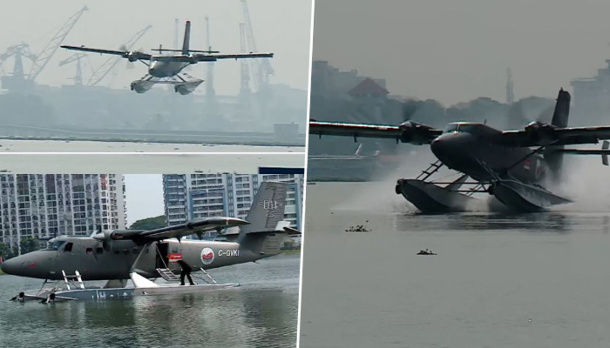 Kerala's first seaplane officially launched with flag-off ceremony in Kochi