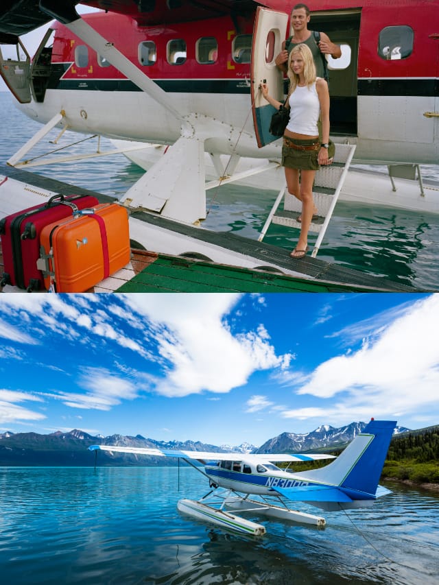 What is the secret of a seaplane not sinking in water