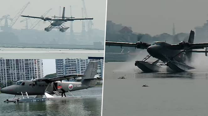 Kerala's first seaplane officially launched with flag-off ceremony in Kochi dmn