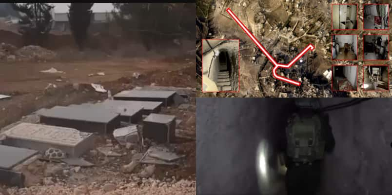 Israel claims underground tunnels of Hezbollah including tunnels under cemetery dismantled 