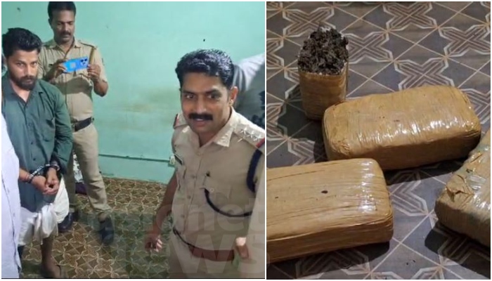 Police seized 7 gram ganja from accused house in kozhikode