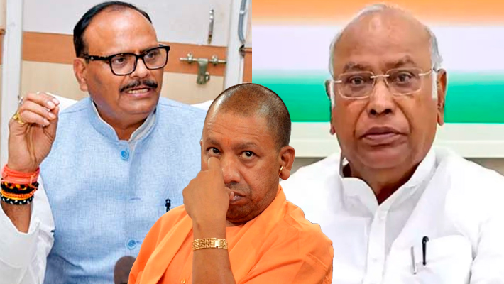 cm Yogi Saffron Attire Controversy by kharge Deputy CM Brajesh Pathak Response ans