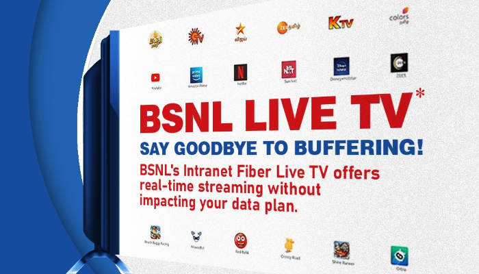 BSNL has launched Indias first fibre based intranet TV service called IFTV for free