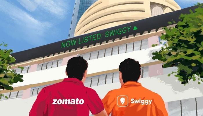 Zomato shares Swiggy surprise debut in share market on social media with beautiful message vkp