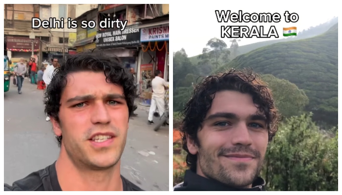 Delhi is a filthy and dangerous city but I love it here Video of foreign vlogger goes viral 