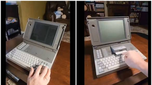 1986 Sony Laptop Viral Video Captivates Tech Enthusiasts RMA