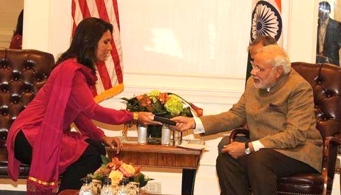 Tulsi Gabbard: When newly appointed US intelligence chief gifted personal copy of Bhagvad Gita to PM Modi snt