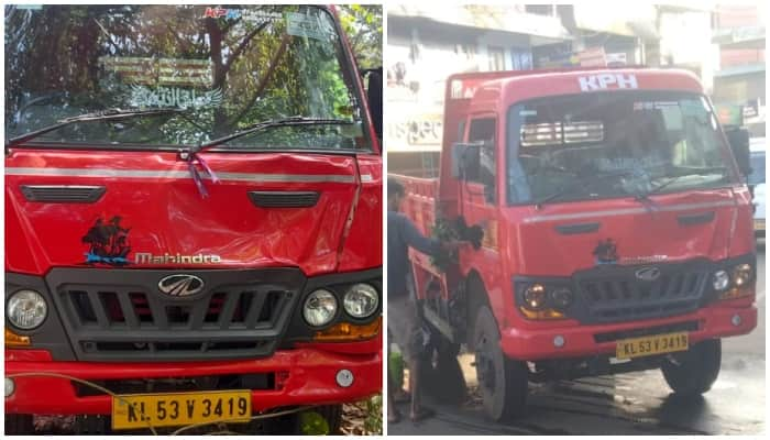 tipper lorry accident in malappuram one dead and one injured 