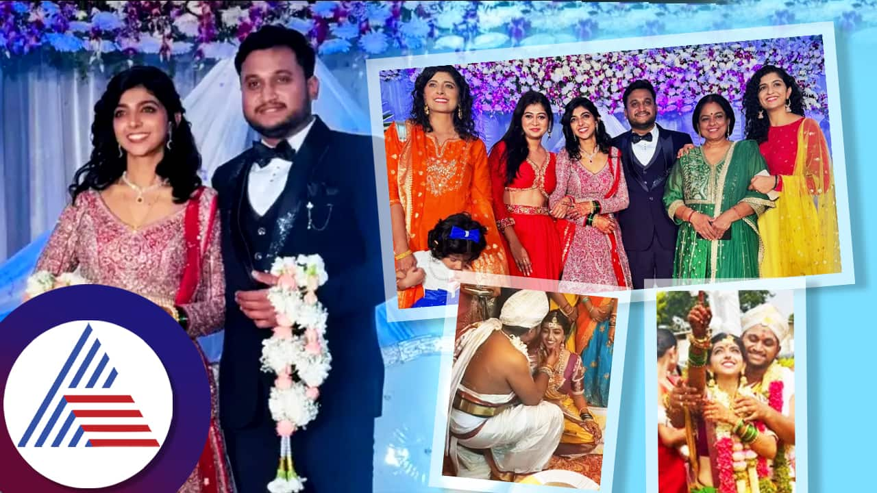 Lakshmi baramma nidhi dr lavanya hiremath wedding reception photos viral vcs