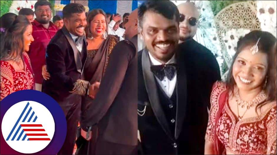 Bigg Boss Manju pavagada nandini wedding reception in bengaluru vcs