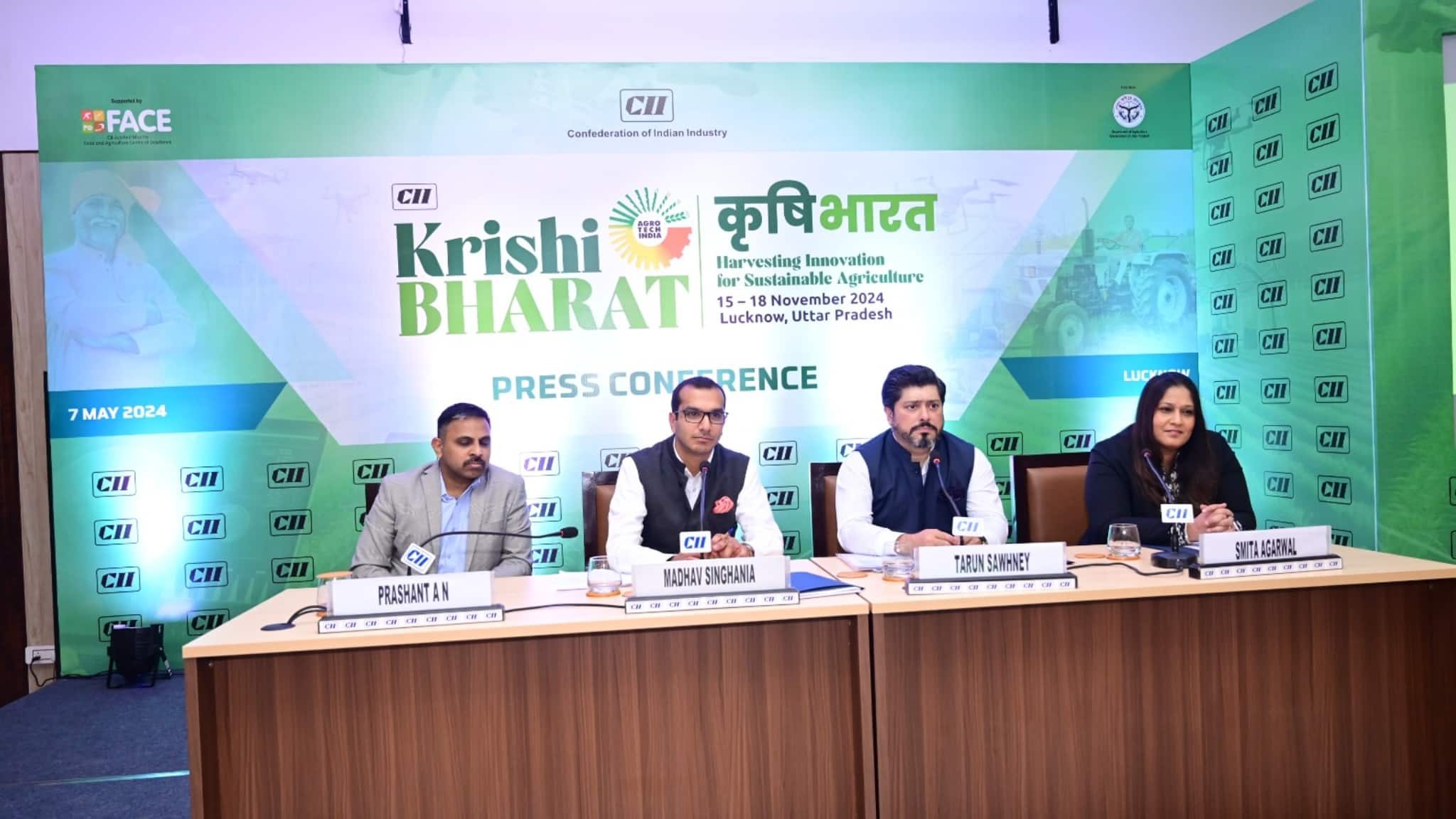 CII Agro tech Krishi Bharat 2024  Press Meet in Uttar Pradesh gan