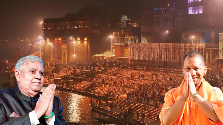 Dev Deepawali 2024 Varanasi Celebrations Namo Ghat Inauguration Ganga Aarti