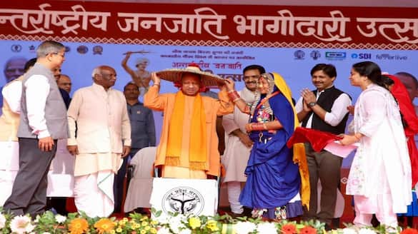 CM Yogi adityanath Launches Tribal Pride Day Celebrations on Birsa Mundas 150th Birth Anniversary