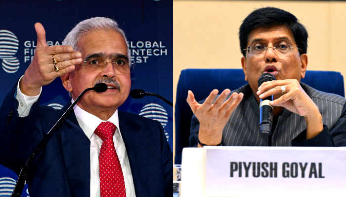 Piyush Goyal questions RBIs food inflation caution, Governor Shaktikanta Das responds