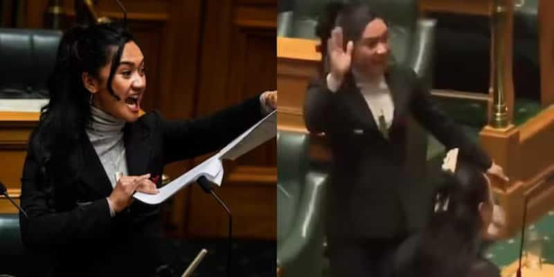 New zealand MP dance in Parliament and tears up controversial bill