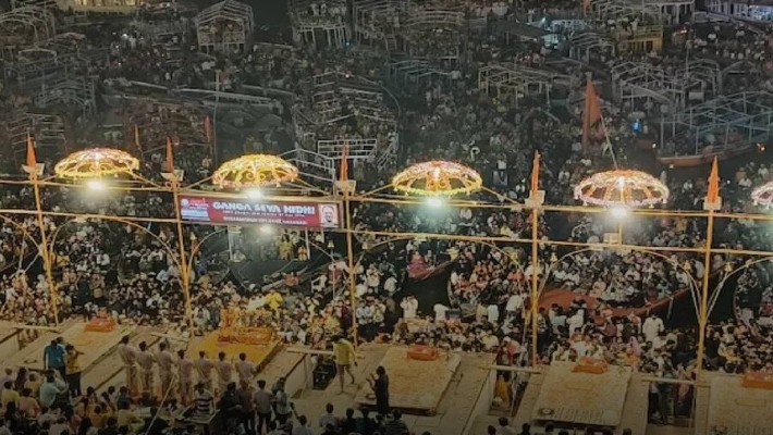 Dev Deepawali Varanasi 21 Lakh Diyas Illuminate Ganga Ghats Namo Ghat Inauguration