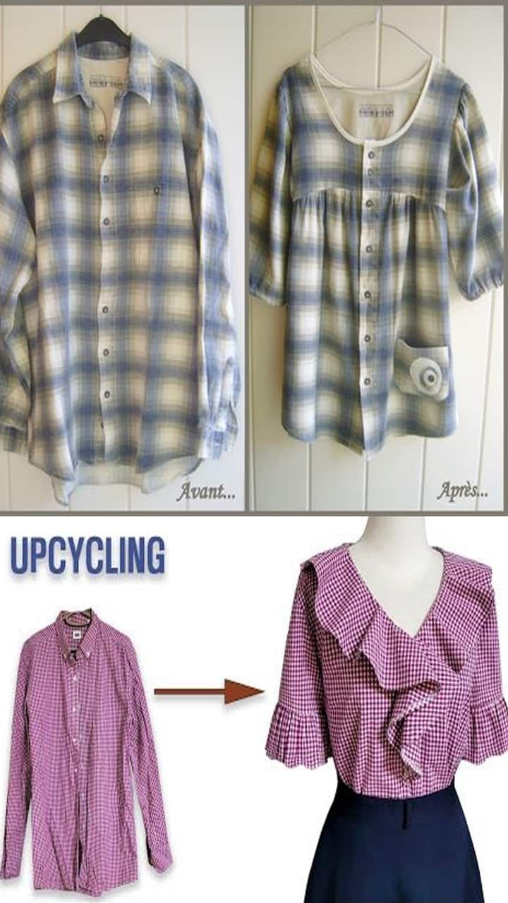 8 Stylish DIY Dress Ideas From Old Shirts mma