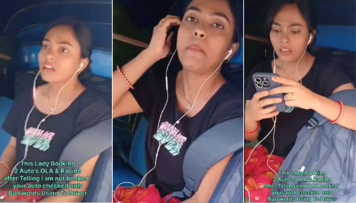 Bengaluru woman accused of two auto bookings hurls abuse at driver video goes viral WATCH vkp