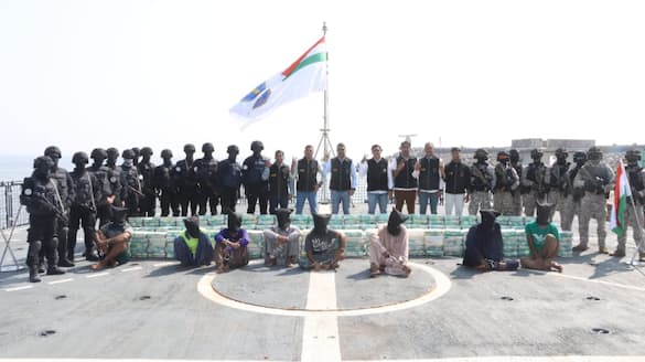 700 kg of methamphetamine seized from a vessel off Gujarat's coast, 8 Iranians arrested dmn