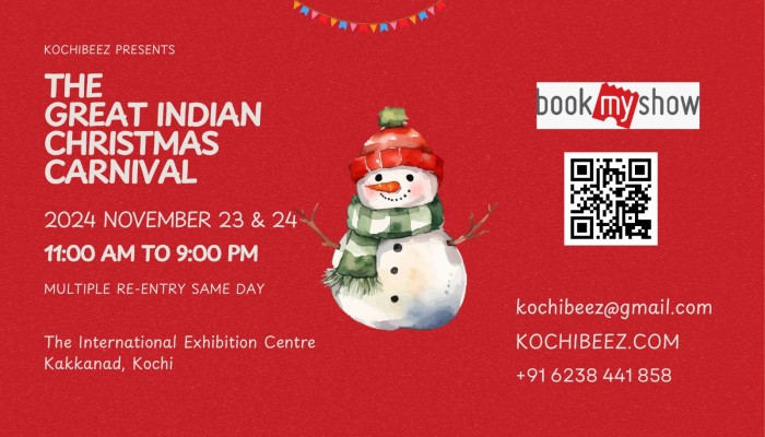 The Great Indian Carnival to be held in Kochi on November 23 and 24