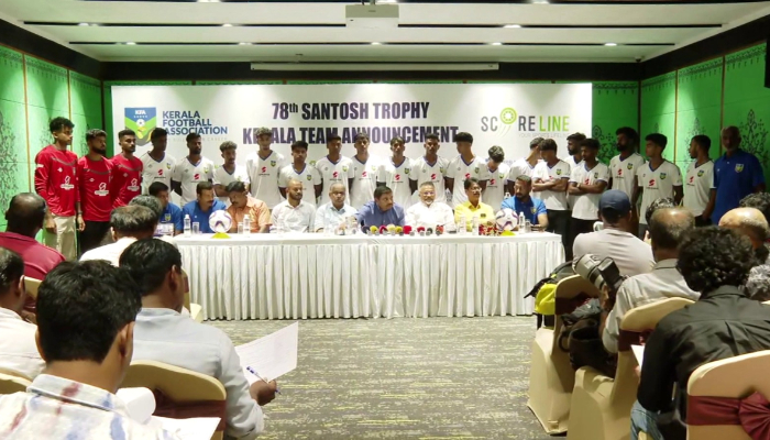 kerala announces squad for santosh trophy