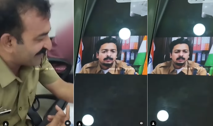 Fake police mistakenly call Kerala cyber security cell for digital arrest Video goes viral ckm