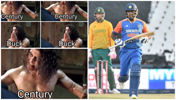 social media reaction after sanju samson century against south africa