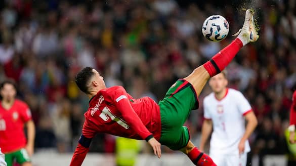 football Cristiano Ronaldo's sublime bicycle kick in Portugal's Nations League win over Poland stuns Internet (WATCH) snt