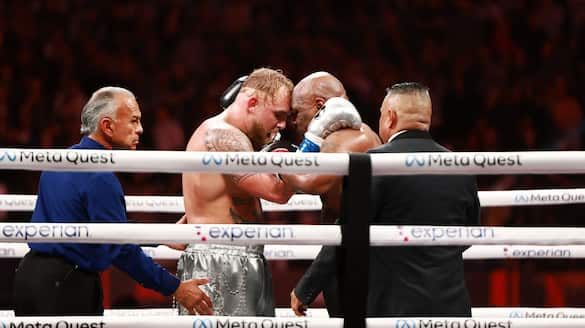 Jake Paul bows to GOAT Mike Tyson after winning iconic boxing match; touching moment goes viral (WATCH) snt