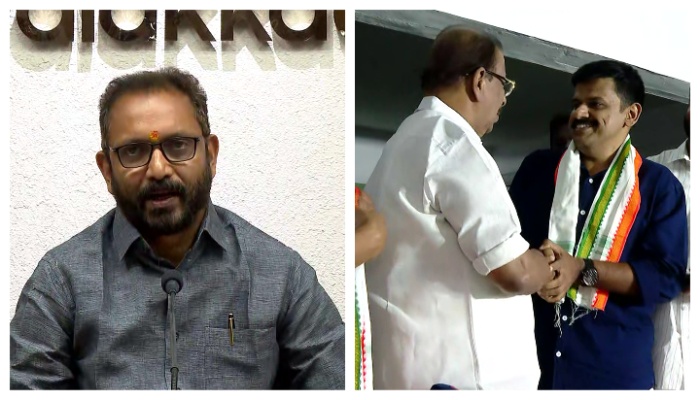 bjp leader k surendran response on Sandeep warrier congress entry