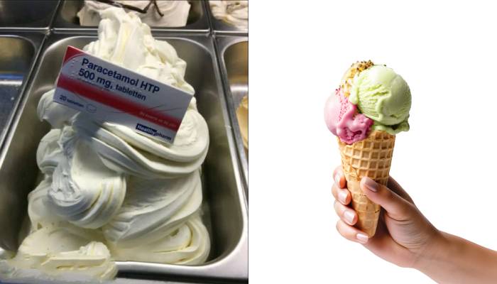 is Netherlands invented paracetamol infused ice cream 