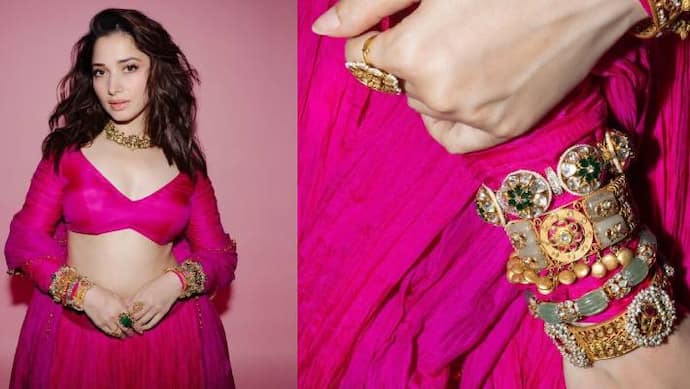 Tamannaah Bhatia latest Jewellery look for Ethnic Wear