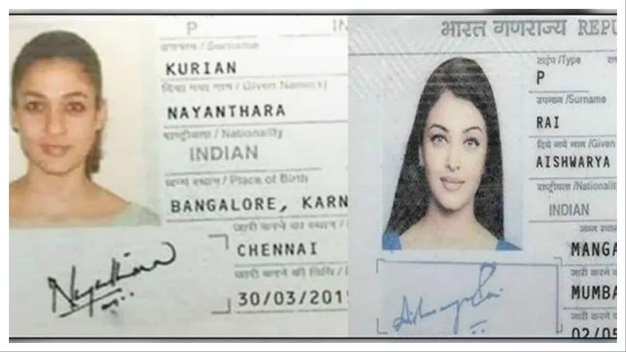 Indian Film Star Passport Photos Revealed: Aishwarya Rai, Shah Rukh Khan, Trisha, and More RBA