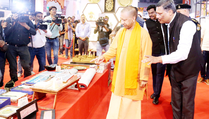 CM Yogi Adityanath inaugurates UP pavilion at International Trade Fair anr