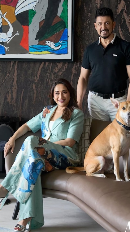 Photos of Madhuri Dixit's luxurious Mumbai home.