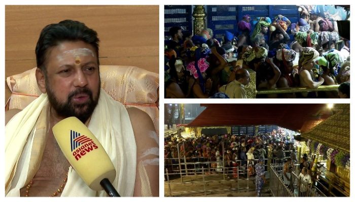 65 000 pilgrims at Sabarimala Devotees should also maintain the purity of Poonkavanam Tantri said