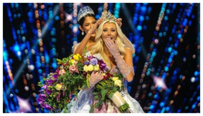 victoria kjaer theilvig crowned as the 73rd miss universe