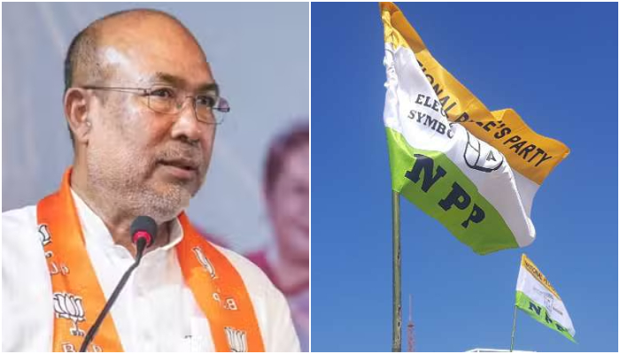 manipur clash The NPP left the alliance 