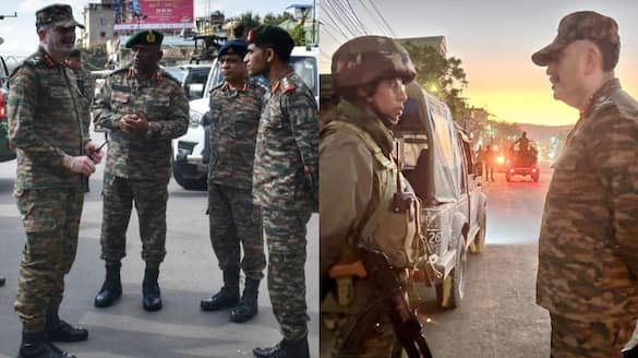 Indian Army crpf top officials rush to manipur to ensure normalcy in the state