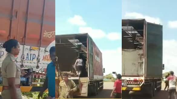 Karnataka lorry intercepted in Malappuram's Nadukani Churam; attempt to dispose of buffalo carcass fails anr