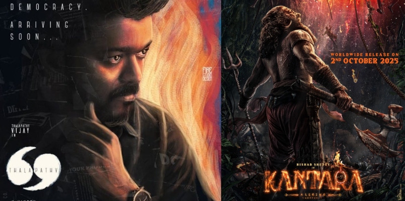 Kantara Chapter 1 v Thalapathy 69 clash Vijay rishab shetty clash