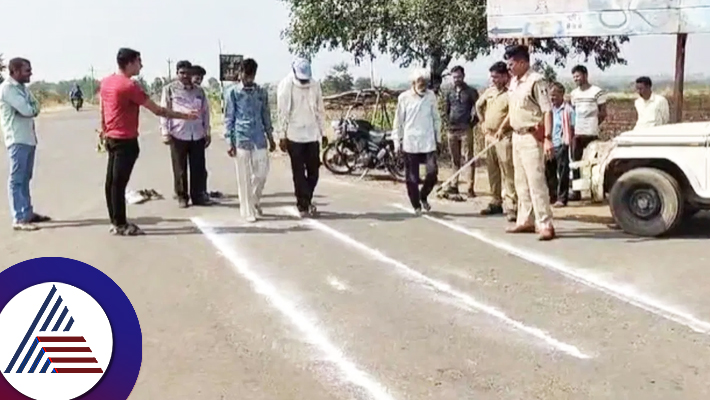 Madhya Pradesh Ratlam Police introduces chalk line test to combat drunk and drive suc