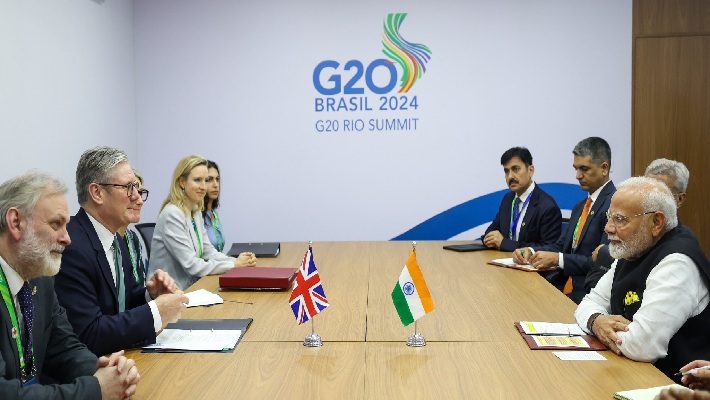 PM Modu urge UK PM keir starmer to extradite Vijay Mallya Nirav modi at G20 Brazil ckm