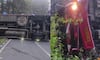 Bus carrying Sabarimala pilgrims overturned in Tirunelli, Wayanad; Many people were injured accident news