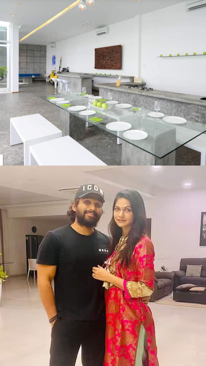 pushpa 2 hero Allu Arjun 100 Crore Box Shaped Luxurious Bungalow Inside Photos RMA