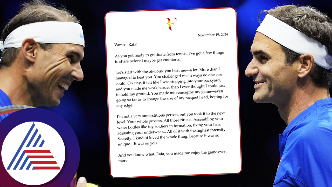 Roger Federer Pens Emotional Note For Retiring Rafael Nadal san