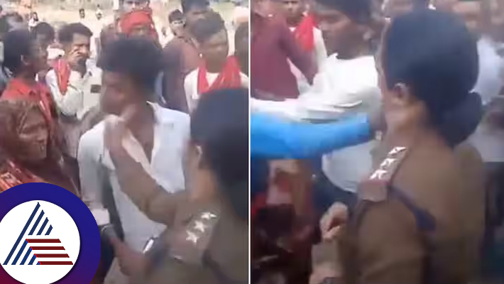 Youth Slaps Woman Cop In Madhya Pradesh After Police Refuses To Lodge Complaint suc 