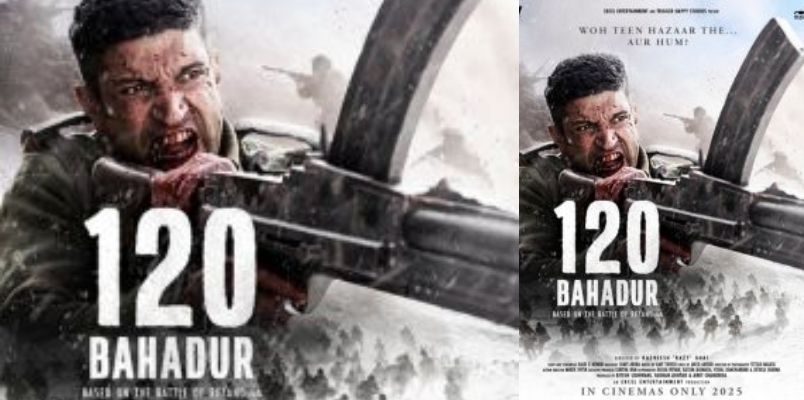 Farhan Akhtar drops new 120 Bahadur poster