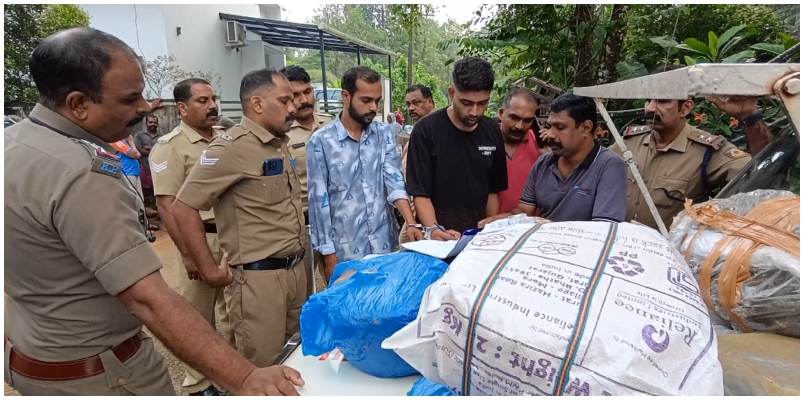 2 persons arrested with 40 kg ganja in Idukki